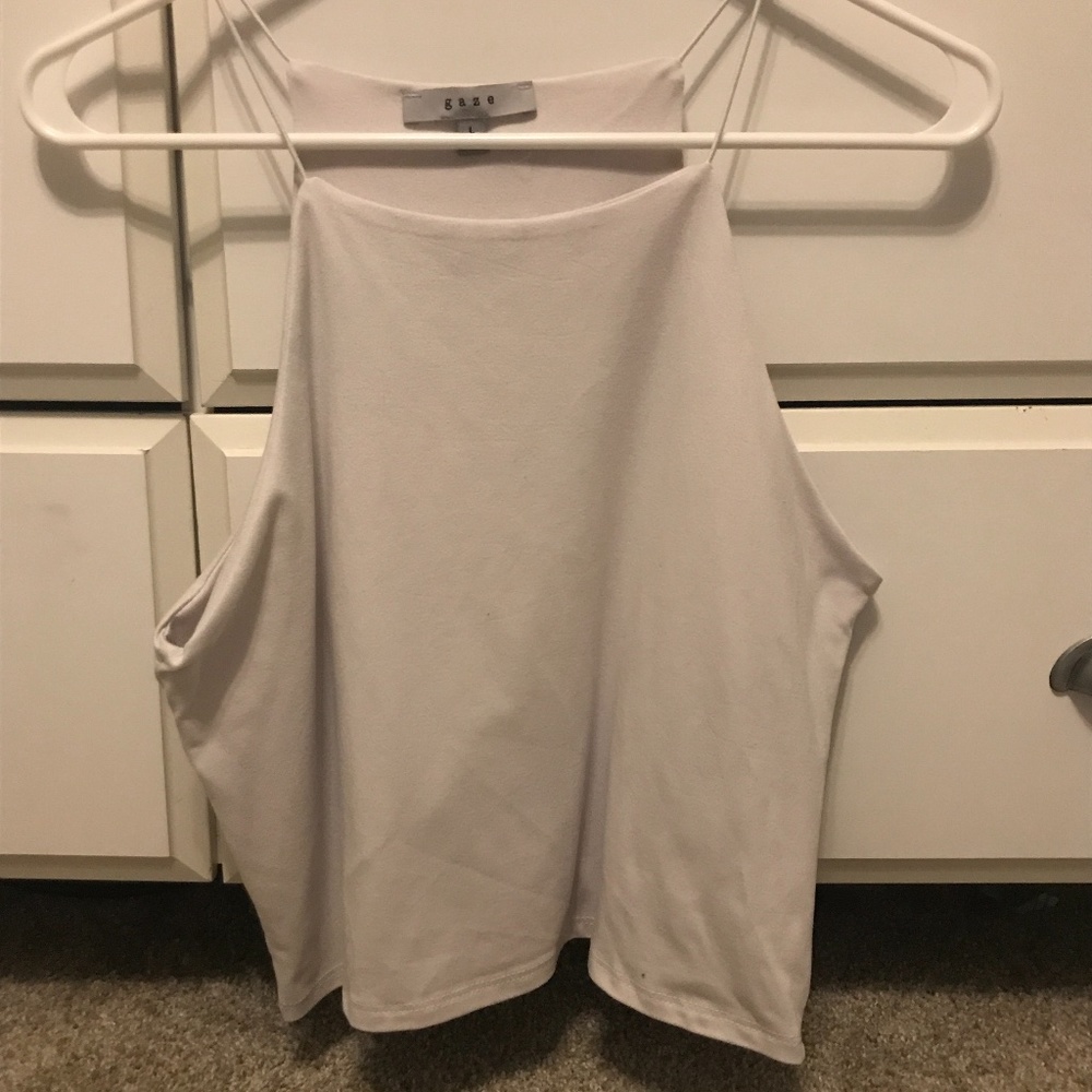 Gaze tank top with thin straps